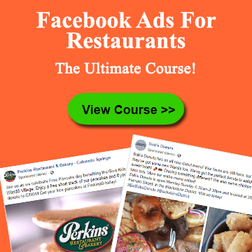 Facebook Ads For Restaurants Course